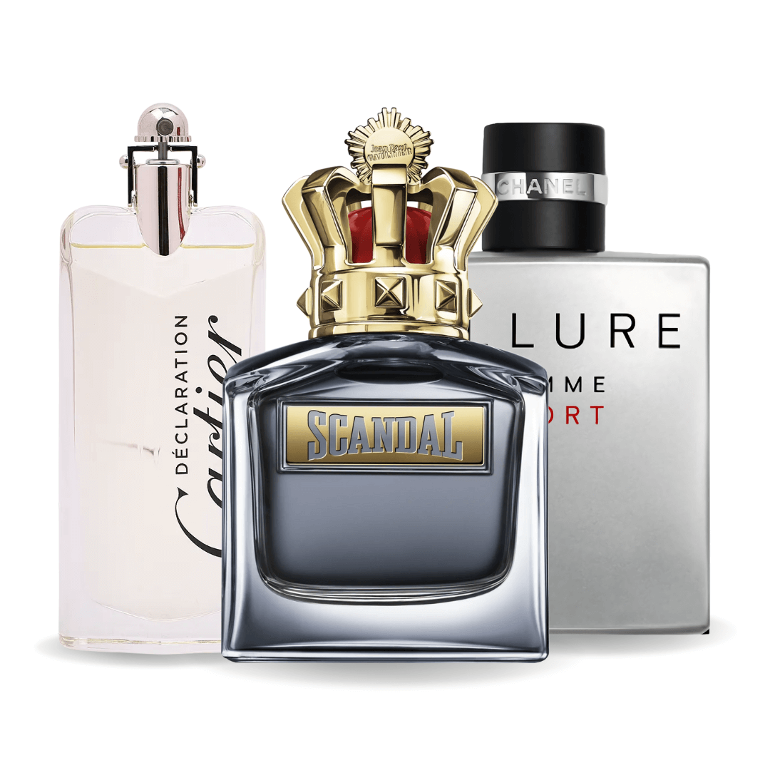 Kit 3 Perfumes - Allure Homme Sport, Jean Paul Gaultier Scandal, Cartier Declaration 100ml