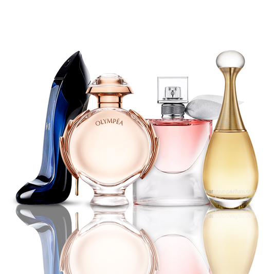 Kit 4 Perfumes - Good Girl + Olympea + La Vie Est Belle + J'adore 100ML