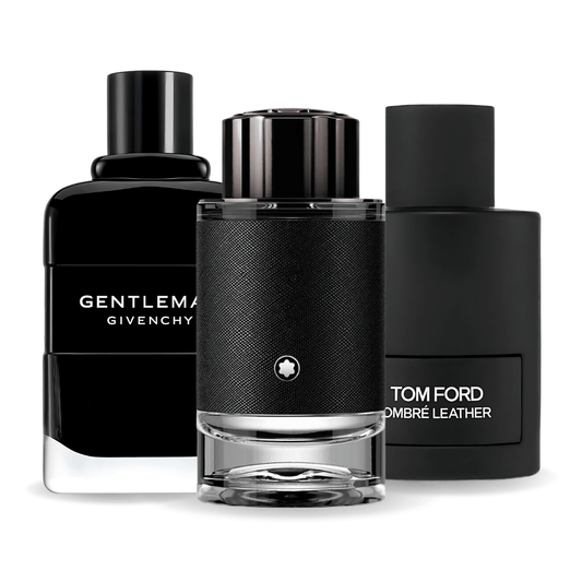 Kit 3 Perfumes - Tom Ford Ombre Leather, Givenchy Gentleman, Montblanc Explorer 100ml