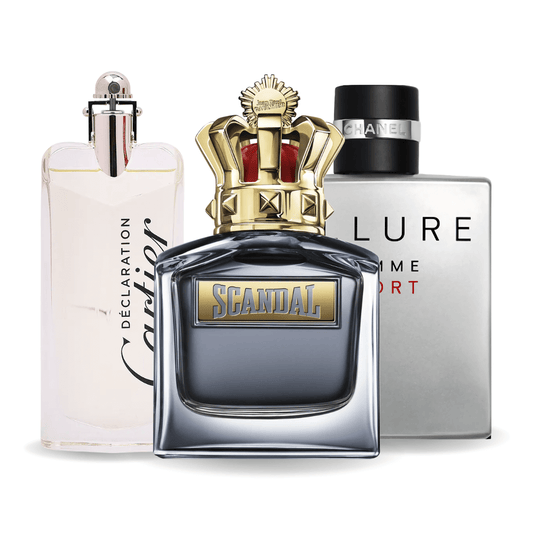 Kit 3 Perfumes - Allure Homme Sport, Jean Paul Gaultier Scandal, Cartier Declaration 100ml