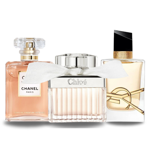 Kit 3 Perfumes - COCO MADEMOISELLE, LIBRE e CHLOÉ 100 ml