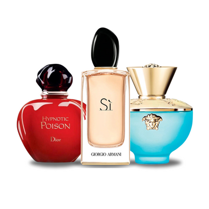 Kit 3 Perfumes - HYPNOTIC POISON, SÌ e DYLAN TURQUOISE 100 ml